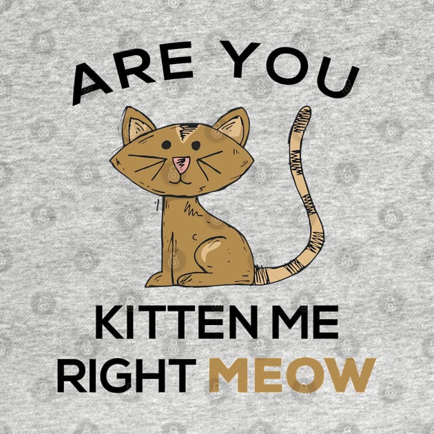 Are you kitten me right meow? by Gorilla Designz